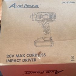 Drill 20V Max Cordless Impact Driver