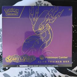 Scarlet & Violet Pokemon Center ETB