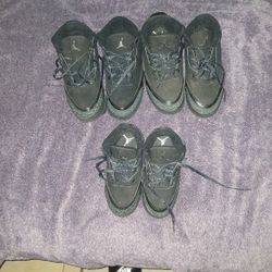 Jordan 3s Black Cats  2 Size 2y And Size 11c