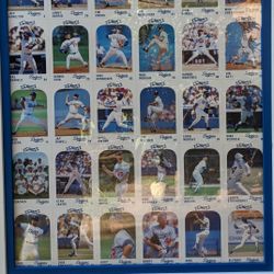 Uncut Dodgers Baseball Cards
