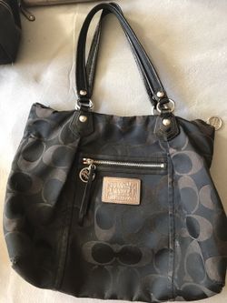 Authentic large coach bag