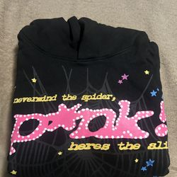 Sp5der Hoodie “pink”