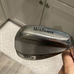 Wilson Harmonized Sole Grind 50-degree wedge.  