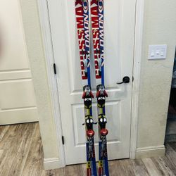 SALOMON SKIS WITH BINDINGS 170cm