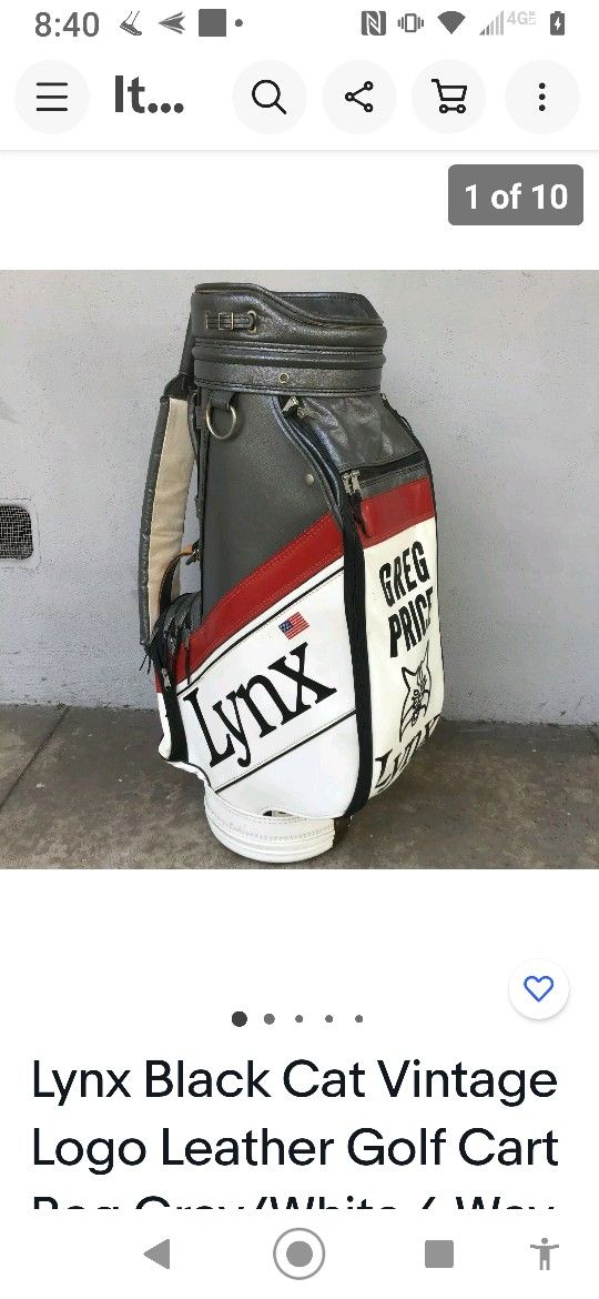 Lynx Golf Bag
