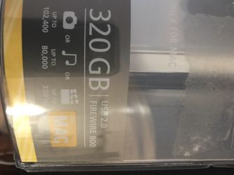 External hard drive for Mac 320GB