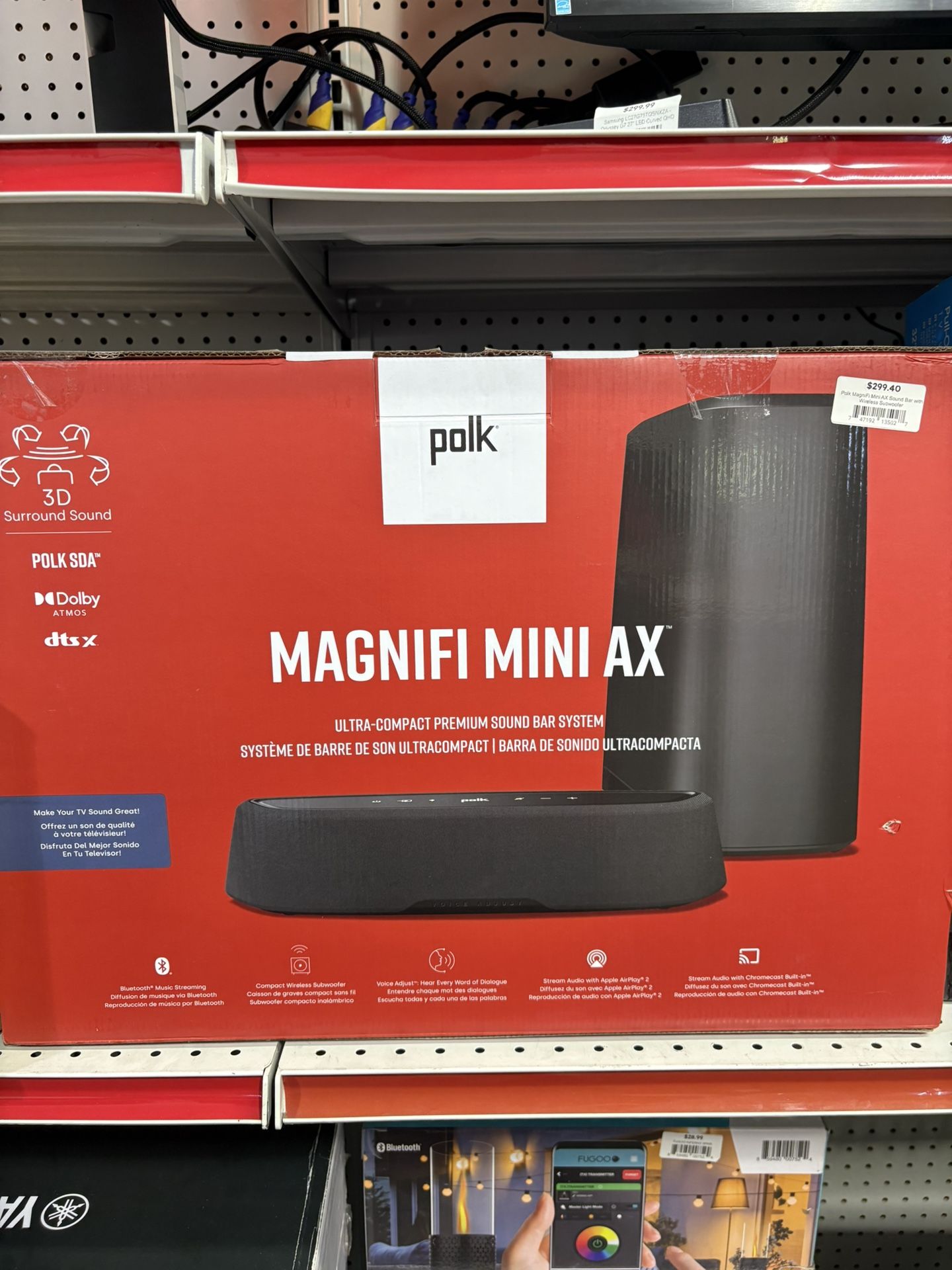 Polk MagniFi Mini AX Sound Bar with Wireless Subwoofer