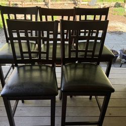 5 Barstool Height Coaster Company Dining Chairs