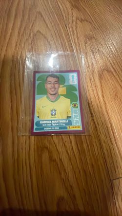 Rare Gabriel martinelli panini World Cup sticker