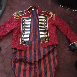 Spirit Halloween Costume RingMaster Jacket Size XL