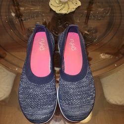 Ryka Heather Knit Slip Ons, Nell Navy