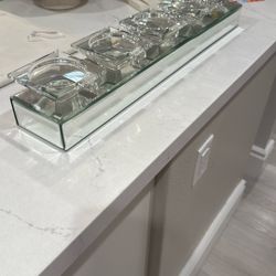 Z Gallerie 5 Prism Candle Holder