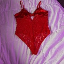 Red Lingerie Body