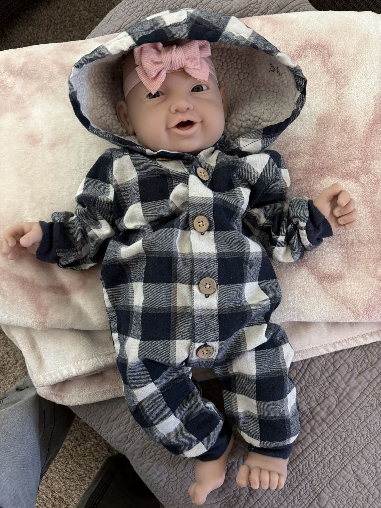 23” Silicone Baby girl doll