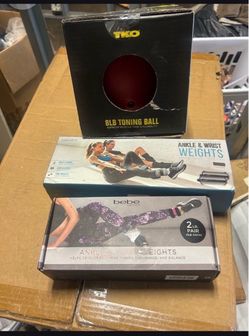 Fitness Bundle: Toning Ball and Ankle & Wrist Weights