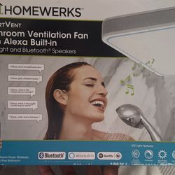 Bathroom Vent With Bluetooth And Alexa Built In