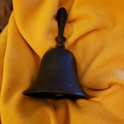 Vintage Cast Iron Hand Held Bell