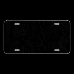 License Plate Novelty Car Front London City District Modern