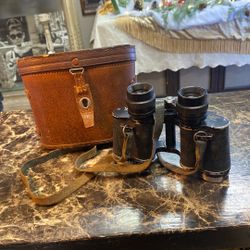 Vintage Jason 8 X 30 Lightweight Binoculars W/leather Case