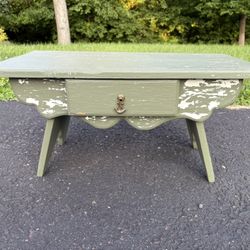 Small Wood Painted Table