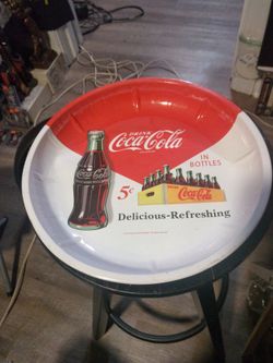 Coca Cola Retro Design 10 inch Serving Bowl. Featuring Classic "Drink Coca Cola" Graphic.