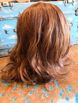Copper auburn wig