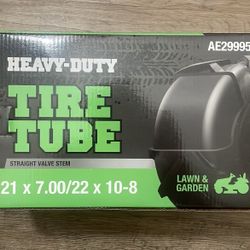 1 Heavy Duty 21x7.00/22X10-8 Rubber Inner Tire Tube AE29995G Straight Valve Stem