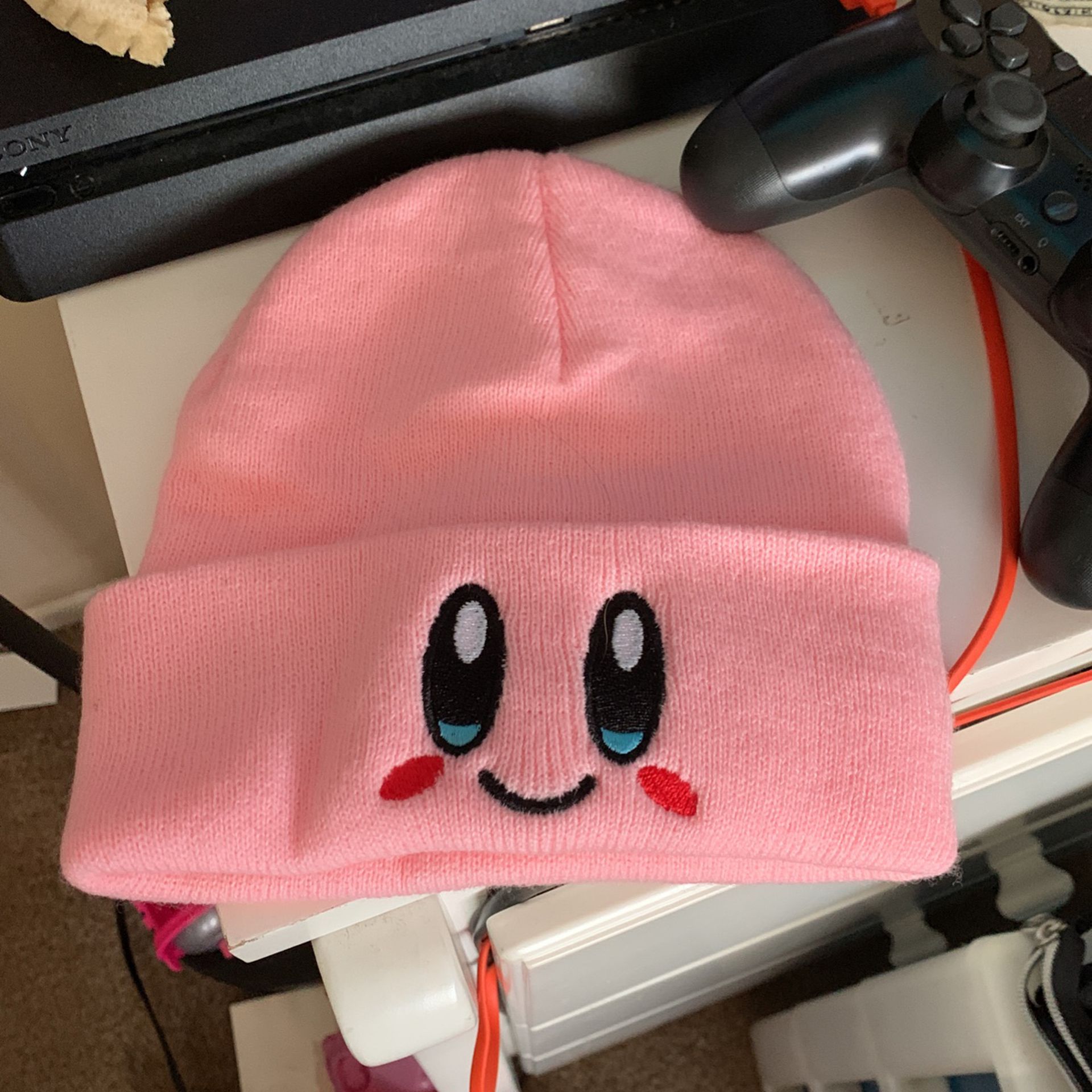 pink Beanie, Hat