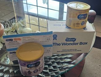 Enfamil NeuroPro Gentlease infant formula.  The Wonder Box.