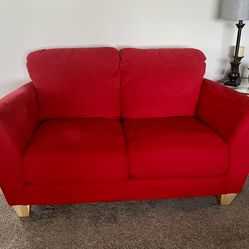 Red Sofa - Suede
