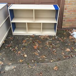 Book Shelves.  Times Three