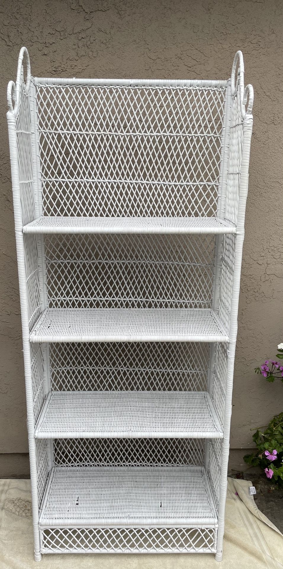 Vintage Wicker Shelf