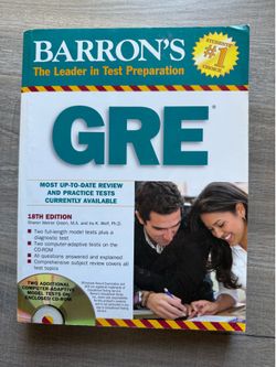 GRE book including CD