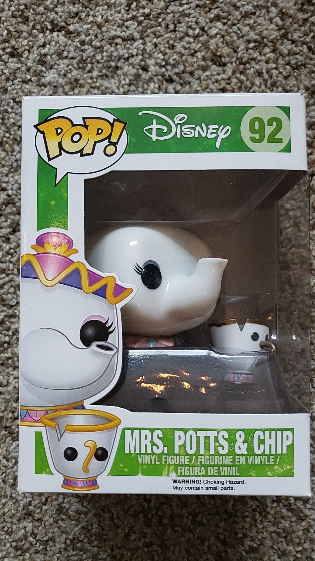 Mrs. Potts and chip Vaulted funko pop