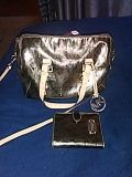 Silver MK bag with matching wallet