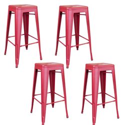 Red Barstools