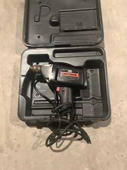 Corded Craftsman 120 V Power Tool Drill in a carrying case. It works great