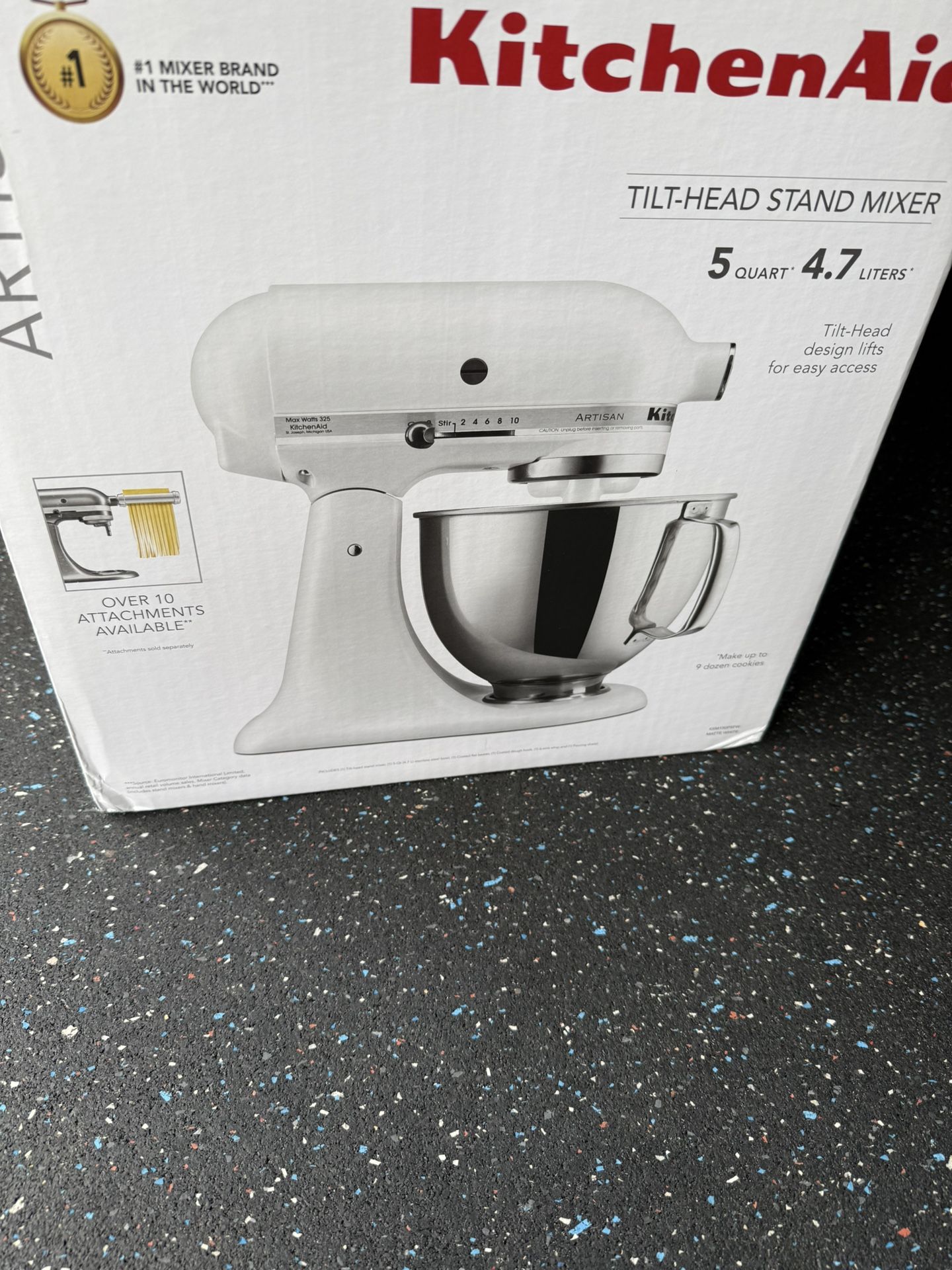 Unboxed Kitchen Aid Mixer (white)