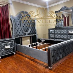 Bedroom Set, Bed , Nightstand,Dresser, New 