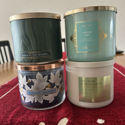 Set Of 4 BBW Candles