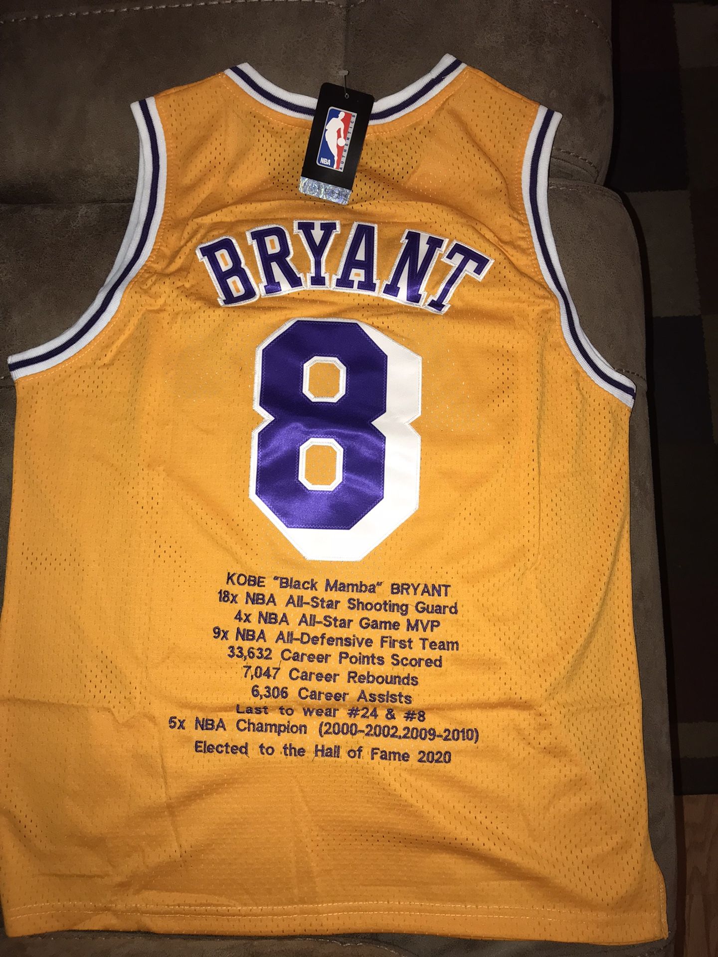 Nba Kobe First Jersey Champion Jersey Kobe Original Number Lakers