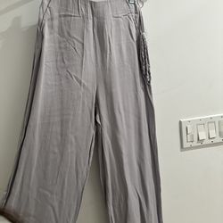 Pleated  wide leg pants