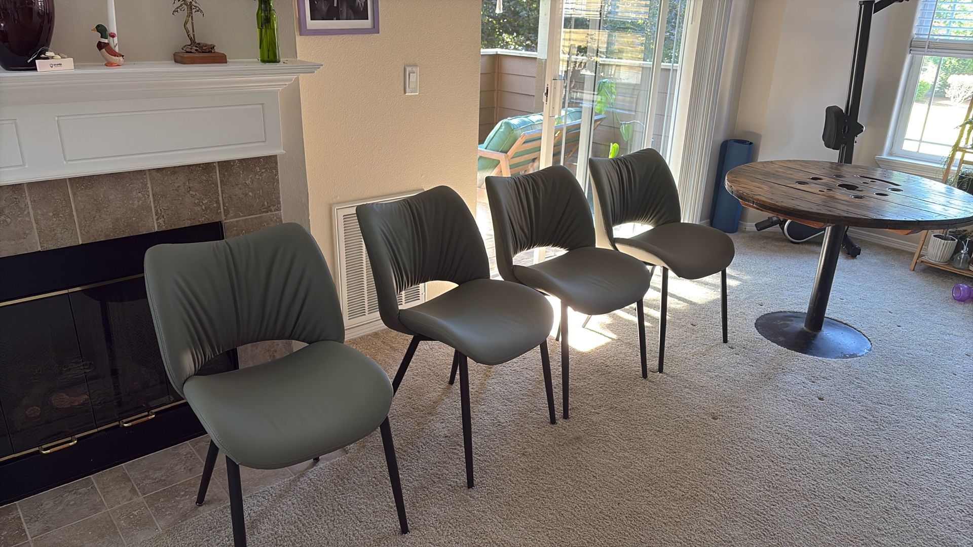 Sage Green Dining Chairs Set Of 4 Barely Used