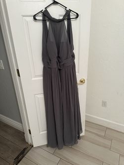Azazie Gray Dress (bridesmaid) Gray Size 6. $20