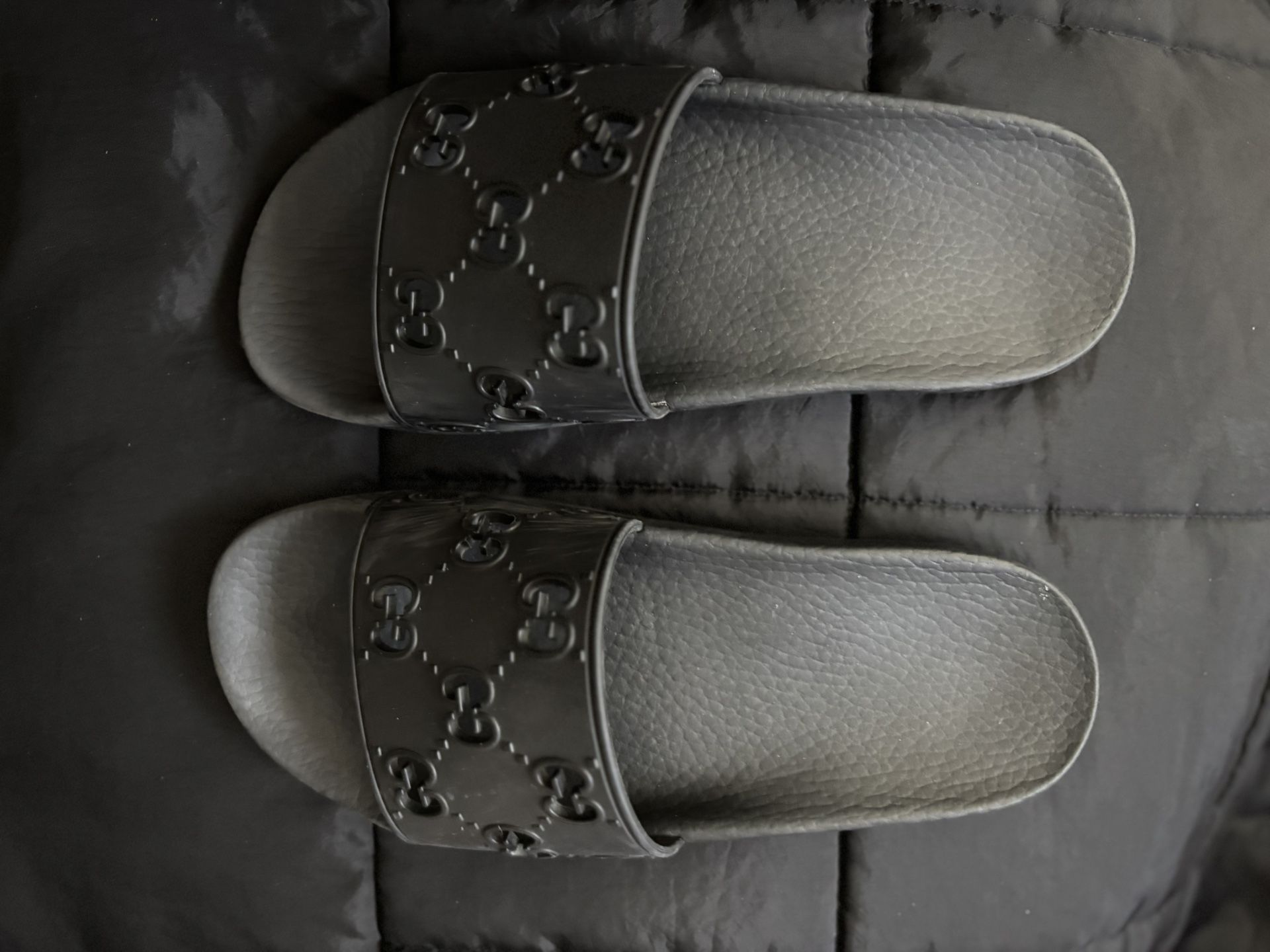 Gucci GG Slide Rubber Black