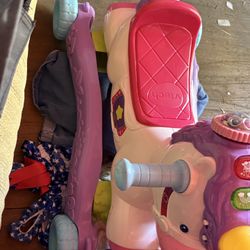 Baby Girl Sit On Unicorn Everything Works $20 