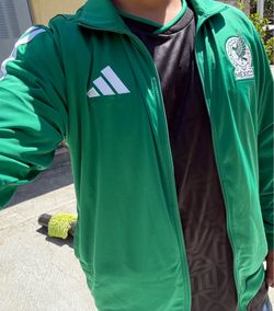 Adidas Mexico DNA track green jacket