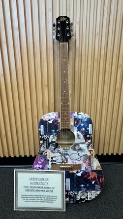Taylor Swift autographed guitar