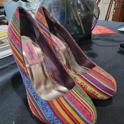 Torta Caliente Multicolor Stilettos size 6.5
