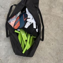 Pickle Ball Net With Bats